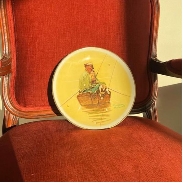 Vintage Norman Rockwell Plate - Picture 1 of 4